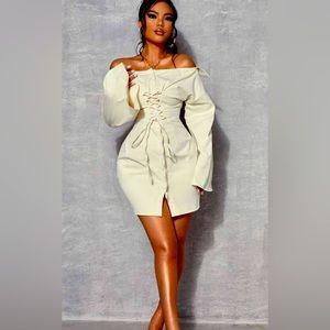 Women’s Creme Corset Dress